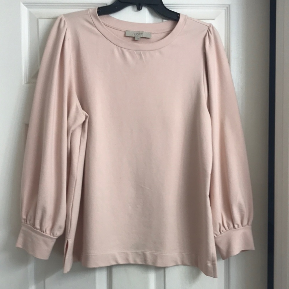 Super soft cotton stretch sweatshirt.